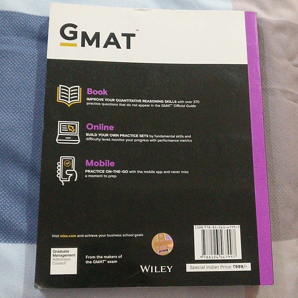 Newly bought, unused, GMAT official guide Quantitative Review 2021 - Picture 3 of 13